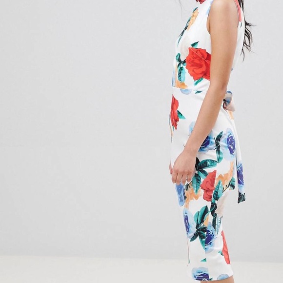 True violet midi body on dress - Picture 3 of 5